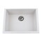 Nantucket Sinks Small Single Bowl Undermount Granite Composite White PR2418-W - alternate 1
